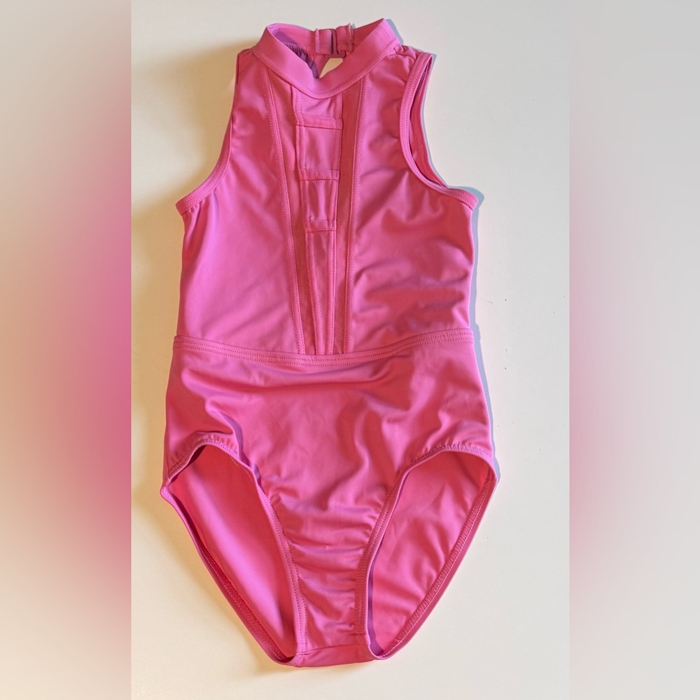 balera Pink Sleeveless Dance Leotard